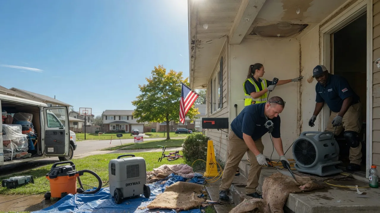 Water Damage Restoration in Clarington, OH near me